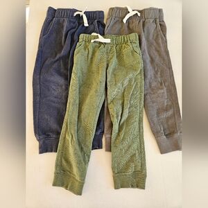 Kids Jogger Set, 5 And 5t- Blue, Green Dino, Gray